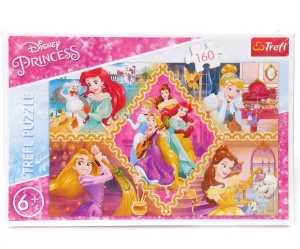 Trefl puzzle 160 Księżniczki Disneya 15358