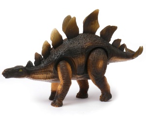 dinozaur stegozaur z dźwiękiem na baterie - robot
