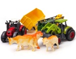 Mała farma - traktor 2szt,  opryskiwacz, figurki
