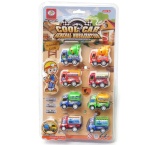 zestaw autek 8szt. resoraki - ciężarówki