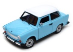 Trabant 601 kolor dach model Welly w skali 1:24