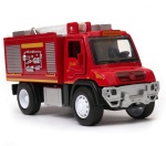 Wóz strażacki Unimog z wysięgnikiem 1:64