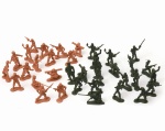 Żołnierzyki na karcie  36szt.