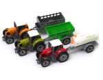 Mała Farma zestaw 3 traktory 3 przyczepy