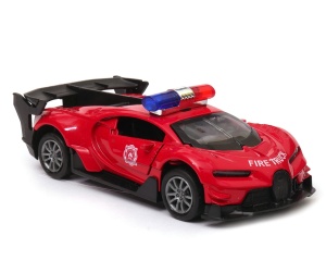 metalowy samochód policyjny światło / dźwięk