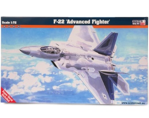 model do sklejania samolot F-22 Advabced Fighter 1:72