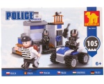 DROMADER 23424 klocki POLICJA areszt policyjny 105 elementów