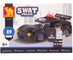 DROMADER 23316 klocki POLICJA samochód policyjny 89 elementów SWAT