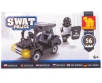 DROMADER 23206 klocki POLICJA samochód policyjny 56 elementów 