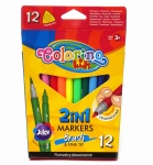 Colorino Kids - flamastry - markery/pędzelki Brush 2w1