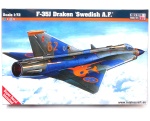 model do sklejania samolot F-35 J Draken Swedish AF 1:72