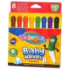 Colorino Flamastry BABY zmywalne - 8 kolorów 