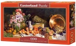 Castorland puzzle 600 elementów Panorama - kwiaty i owoce na stole