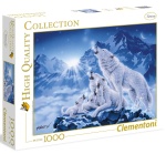 Clementoni puzzle 1000 elementów Rodzina wilków - wycie do księżyca - wilki