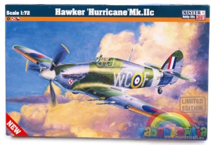 model do sklejania samolot Hawker Hurricane Mk.IIc 1:72