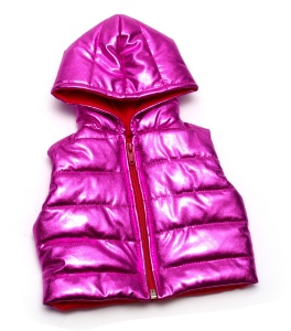 kurtka z kapturem dla lalki