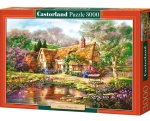 Puzzle 3000 Chata wiejska kryta strzechą