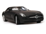 Model Welly w skali 1:24 Mercedes-Benz SLS AMG black matt