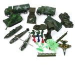 Żołnierzyki w worku z akcesoriami + pojazdy duży zestaw