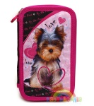 piórnik dwustronny z wyposażeniem My Little Friends piesek York 2015