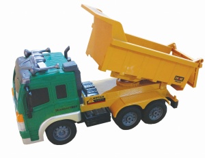 Ogromna wywrotka zdalnie sterowana + akumulatorki i ładowarka 40cm