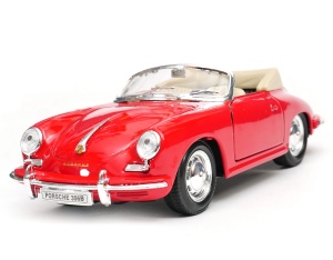 Porsche 356B model WELLY w skali 1:24