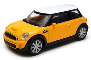 Mini Cooper S - model Welly skala 1:43