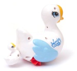 Łabędź - zabawka nakręcana do kąpieli