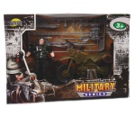 Żołnierzyki 10cm + motocykl