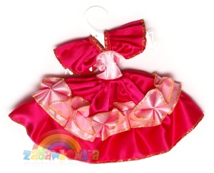 suknia balowa dla lalek Barbie