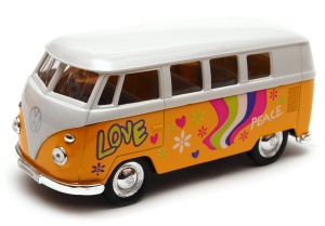 Volkswagen Classical Bus dzieci kwiaty 1:34 - 39 WELLY