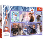 Trefl puzzle 24 MAXI - Kraina Lodu - Frozen kolaż