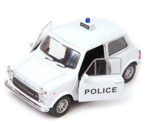 Mini Cooper 1300 POLICE 1:34-39 WELLY