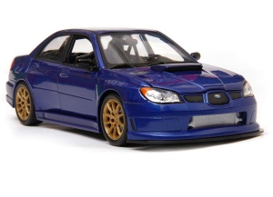 Subaru Impreza WRX STI  model Welly w skali 1:24