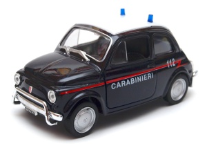 Fiat 500 Nuova Carabinieri 1:34-39 model WELLY