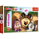 Trefl puzzle 60 el Masza i Niedźwiedź