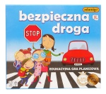 Bezpieczna droga Edukacyjna gra planszowa - Ruch Drogowy