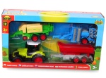 Traktor + 3 przyczepy - Zestaw Rolniczy
