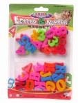 literki i cyferki magnetyczne 2,5cm 52szt