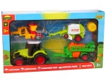 Traktor + 3 przyczepy - Zestaw Rolniczy