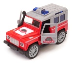 Samochód z napędem strażacki - światło dźwięk 1:20