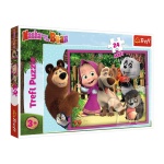 Trefl puzzle 24 MAXI  Masza i Niedźwiedź
