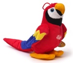 maskotka papuga z dźwiękami 20cm