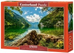 Puzzle 1500 Jezioro Koenigsee - Alpy Bawaria Niemcy