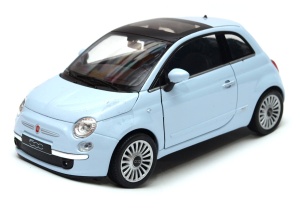 Fiat 500  2007 model Welly w skali 1:24