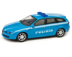 Alfa 159 Sportwagon policja włoska - model Welly skala 1:43