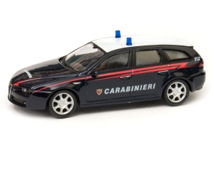 Alfa Sportwagon 159 carabinieri - model Welly skala 1:43