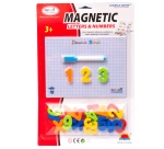 cyferki magnetyczne 26szt na karcie z tablicą suchościeralną