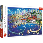 Trefl  Puzzle 2000 elementów - Zatoka San Francisco USA