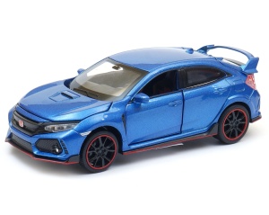 Honda Civic Samochód otwierany metalowy 1:32 światło dźwięk